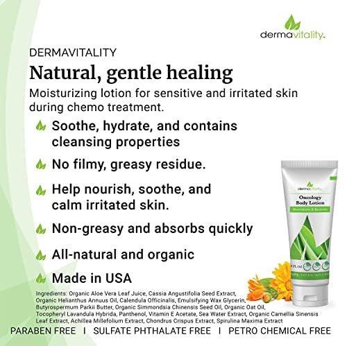UltimateVitality Oncology Creme für Chemo-Patienten – Natürliche, organische Chemo-Lotion, paraben- und phthalatfrei, feuchtigkeitsspendend für empfindliche und gereizte Haut – 170 g
