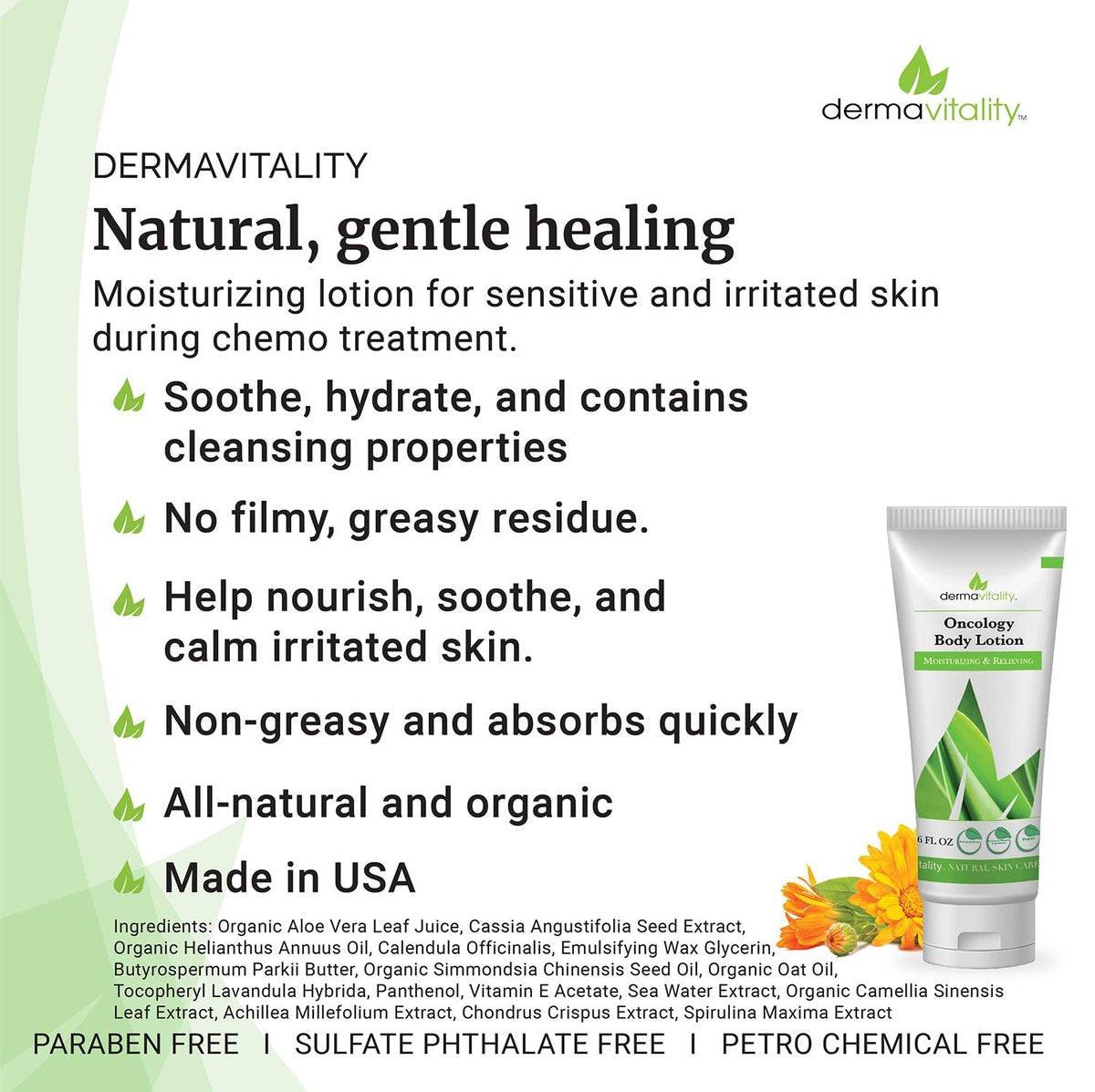UltimateVitality Oncology Creme für Chemo-Patienten – Natürliche, organische Chemo-Lotion, paraben- und phthalatfrei, feuchtigkeitsspendend für empfindliche und gereizte Haut – 170 g