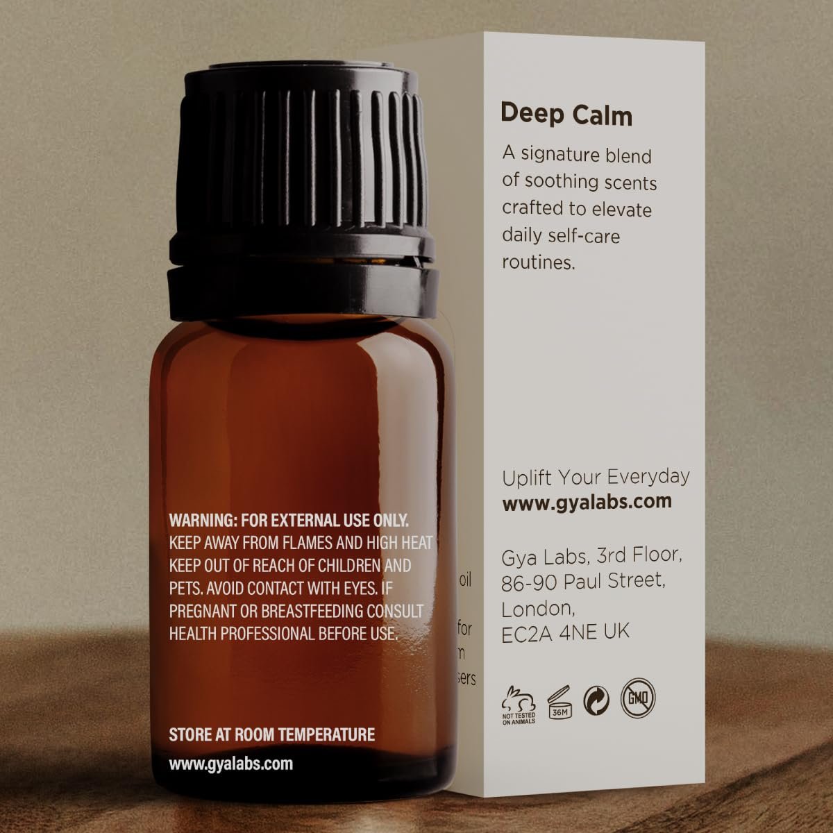 Gya Labs Deep Calm Ätherisches Öl Blend für Entspannung & emotionales Gleichgewicht - 0,34 fl oz - Beruhigende Aromatherapieöle für Diffuser, Luftbefeuchter, Aromatherapie - Geeignet für Arbeit, Zuhause oder persönliche Nutzung