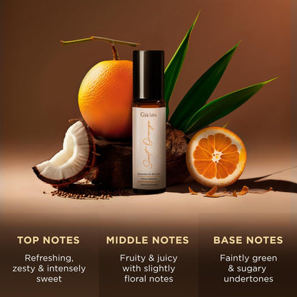 Gya Labs Süßes Orangenöl Roll-On – 0,34 Fl Oz – Reisegröße für Camping, Haut, Aromatherapie und Entspannung