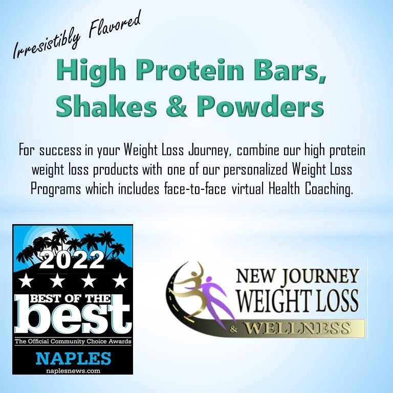 Caramel Cocoa Bar – New Journey Weight Loss & Wellness – High Protein Snack (7 Riegel pro Box)