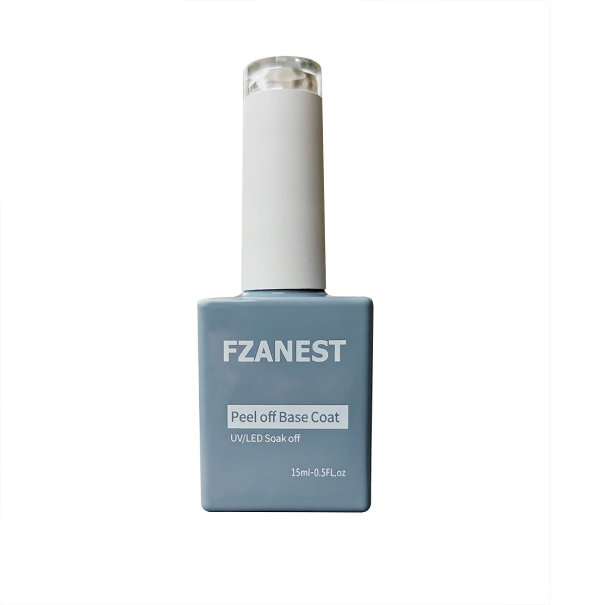 FZANEST Peel Off Gel Base Coat für Gel-Nagellack – 15 ml UV/LED abziehbarer Base Coat, vegan & tierversuchsfrei