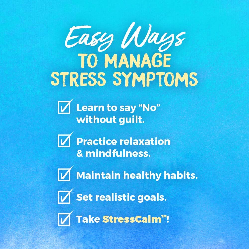 Boiron StressCalm Tabletten gegen Stress, Ängste, Nervosität, Reizbarkeit und Müdigkeit - 120 Stück