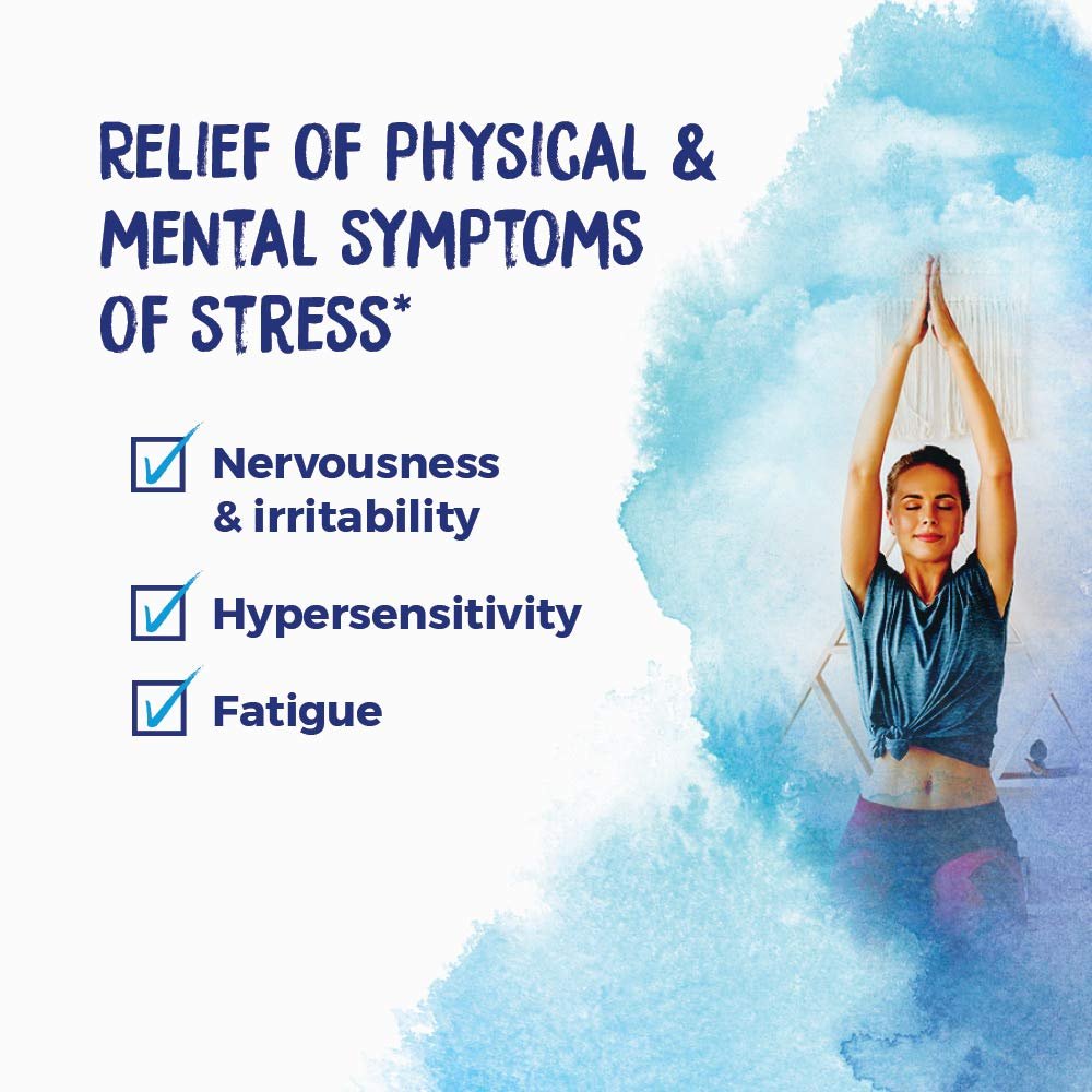 Boiron StressCalm Tabletten gegen Stress, Ängste, Nervosität, Reizbarkeit und Müdigkeit - 120 Stück
