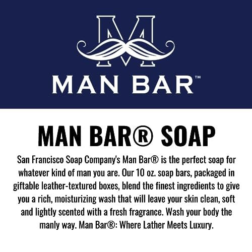 San Francisco Soap Company Herren Seifenset | 6-teiliges Naturseifenset mit maskulinen Düften, 2 Unzen (6er-Pack)
