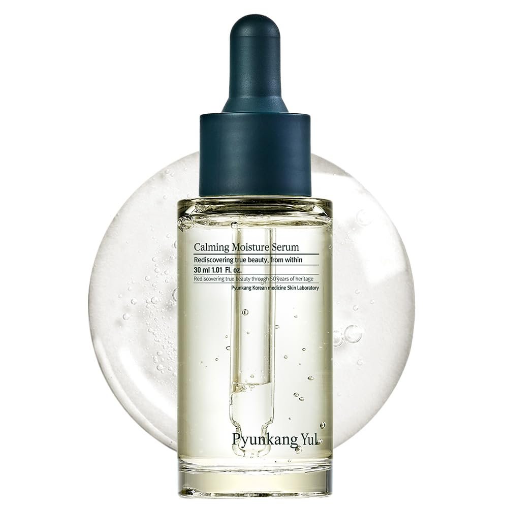 Pyunkang Yul Calming Moisture Serum – Beruhigendes Feuchtigkeitsserum mit Centella Asiatica, Teebaum, 5 Hyaluronsäuren & Ceramid, 30 ml