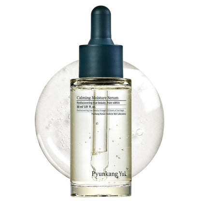 Pyunkang Yul Calming Moisture Serum – Beruhigendes Feuchtigkeitsserum mit Centella Asiatica, Teebaum, 5 Hyaluronsäuren & Ceramid, 30 ml