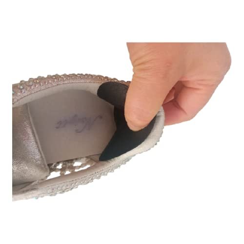 Sneaker Zehen-/Fersen-Reparatur-Patches – Selbstklebend, 1 Paar Schwarz und 1 Paar Weiß