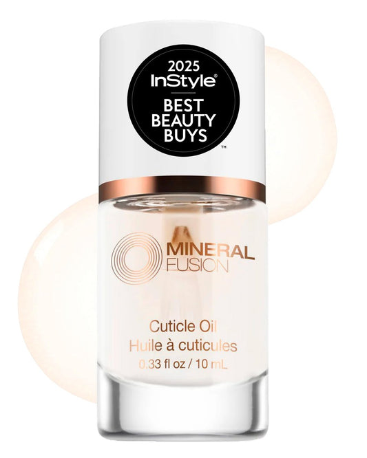 Mineral Fusion Nagelhautöl Nagelpflege - Natürlicher Feuchtigkeitsspender mit Vitamin E und Süßmandelöl - Pflegt & Schützt die Nagelhaut - Vegan, 99% natürlich gewonnene Formel - 0,33 oz