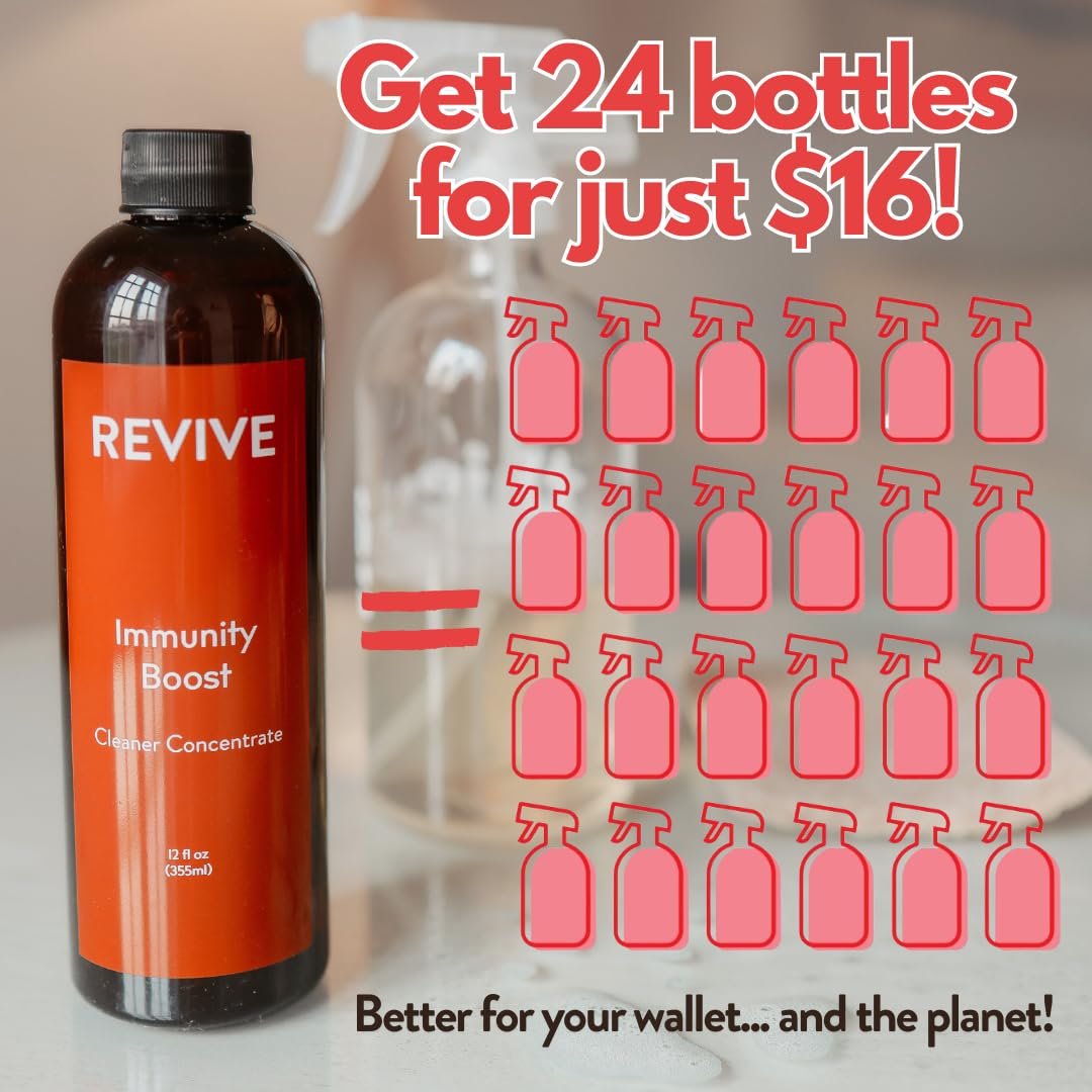 REVIVEEO Immunity Boost Reinigungskonzentrat Mehrzweck, Allzweck, Konzentriert, Wischen, Ungiftig, Pflanzlich