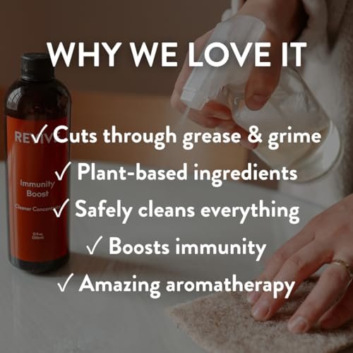 REVIVEEO Immunity Boost Reinigungskonzentrat Mehrzweck, Allzweck, Konzentriert, Wischen, Ungiftig, Pflanzlich