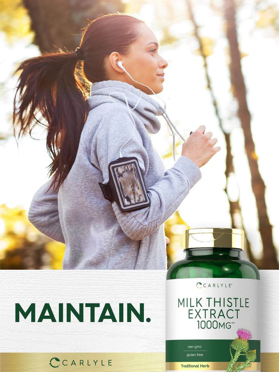 Carlyle Mariendistel | 300 Kapseln | Non-GMO, Glutenfrei, Extrakt