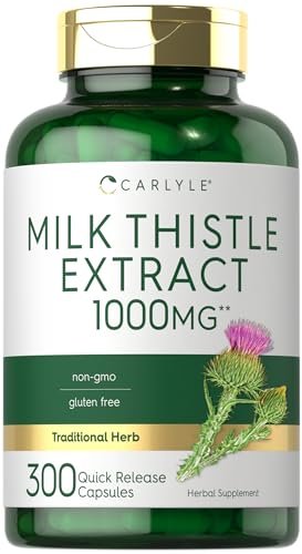 Carlyle Mariendistel | 300 Kapseln | Non-GMO, Glutenfrei, Extrakt