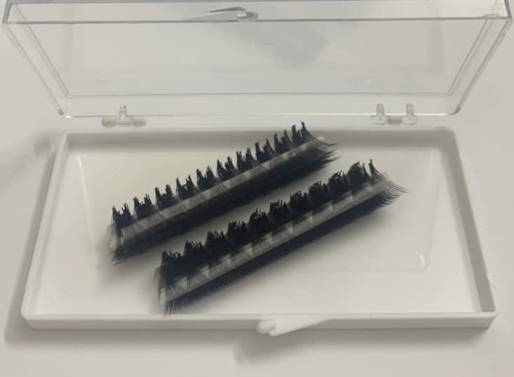 20D LASH BY HOLLY PREMADE FAN LASHES - Handgefertigte Wimpernfächer für Wimpernverlängerung, D-Curl, 0,05 mm Stärke, Längen 10-17 mm (D11mm20D)