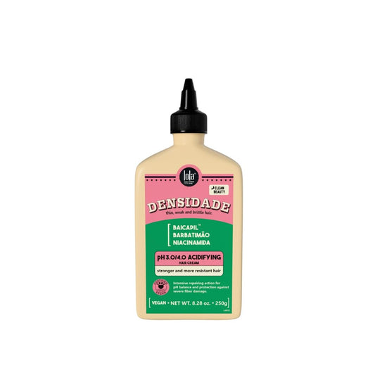 Lola From Rio Densidade – Ansäuernde Haarmaske mit pH 3,0/4,0 für mehr Widerstandskraft, gegen Haarbruch und Haarausfall, 250 ml