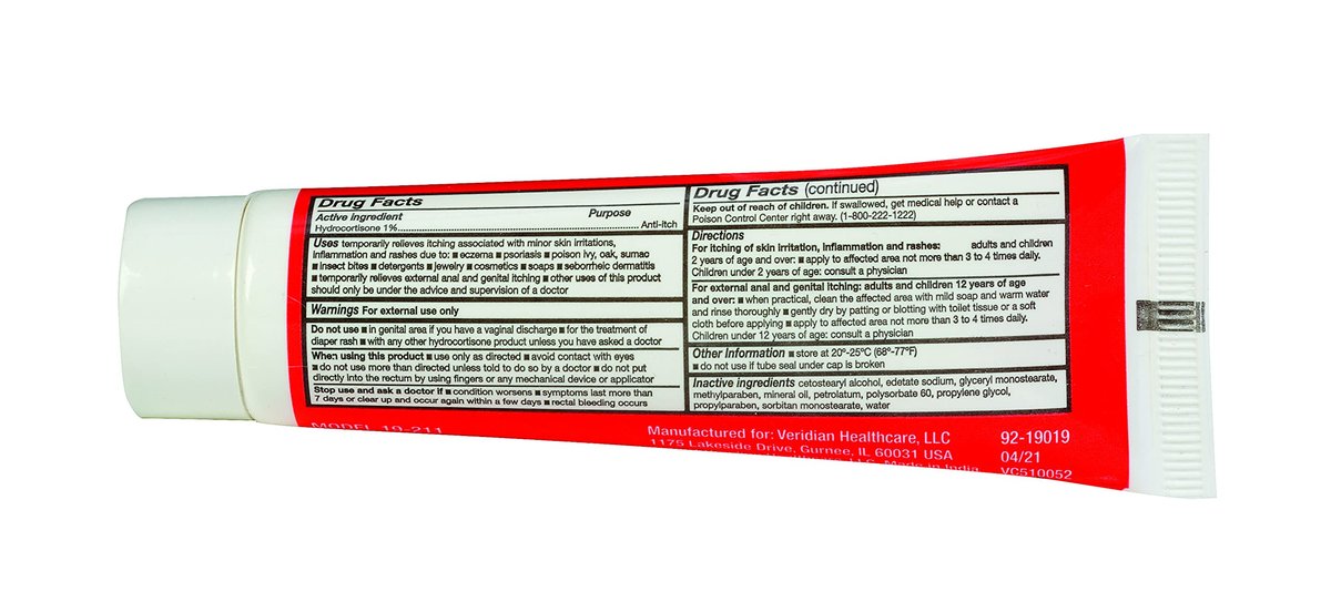 TheraCare Hydrocortison Creme | Maximalstärke OTC | Juckreiz, Irritation und Hautausschlag Linderung | 28 g