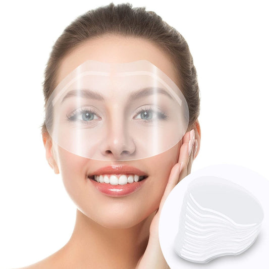 30 Stück Duschvisiere für Augenbrauen und Wimpern – Klare Schutzschilde für Make-up, nach Wimpernverlängerung und Augenoperationen