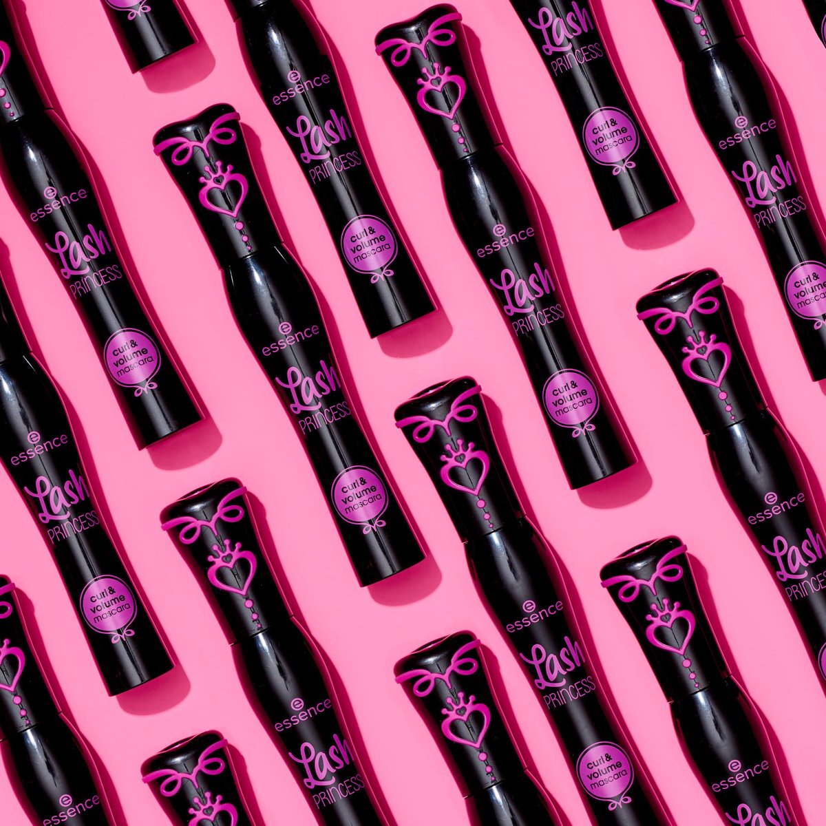 essence Lash Princess Curl & Volume Mascara – Vegan & Tierversuchsfrei (3er-Pack, Schwarz)