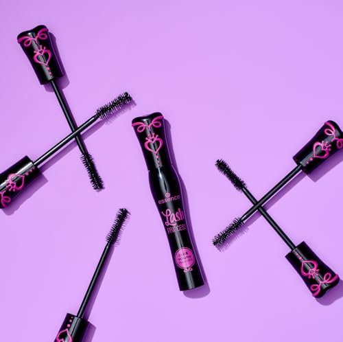 essence Lash Princess Curl & Volume Mascara – Vegan & Tierversuchsfrei (3er-Pack, Schwarz)