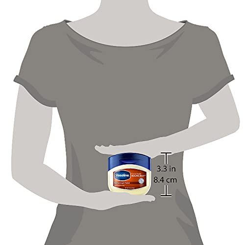 Vaseline Cocoa Butter Healing Jelly, 2er-Set – Von Dermatologen empfohlen, schützende Salbe für empfindliche und trockene Haut