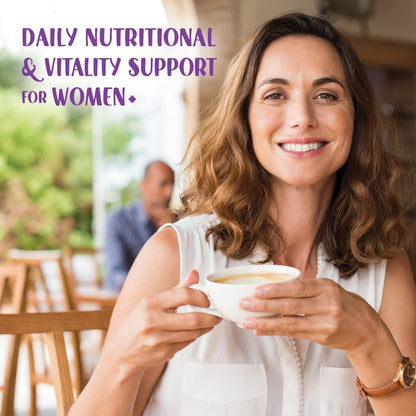 Bluebonnet Nutrition Ladies’ ONE 40+ Whole Food-Bed Multiple – Frauen Multivitamin für Frauen ab 40, Sojafrei, Nicht-GVO, Glutenfrei, 30 pflanzliche Kapseln, 30 Portionen