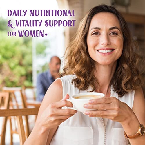 Bluebonnet Nutrition Ladies’ ONE 40+ Whole Food-Bed Multiple – Frauen Multivitamin für Frauen ab 40, Sojafrei, Nicht-GVO, Glutenfrei, 30 pflanzliche Kapseln, 30 Portionen