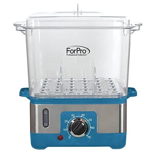 ForPro Professional Collection Premium XL Heißluft-Handtuchwärmer, 50 % größeres Fassungsvermögen, für 9 Gesichtstücher, schnelles Aufheizen, Dampfhandtuchwärmer für Salons und Spas
