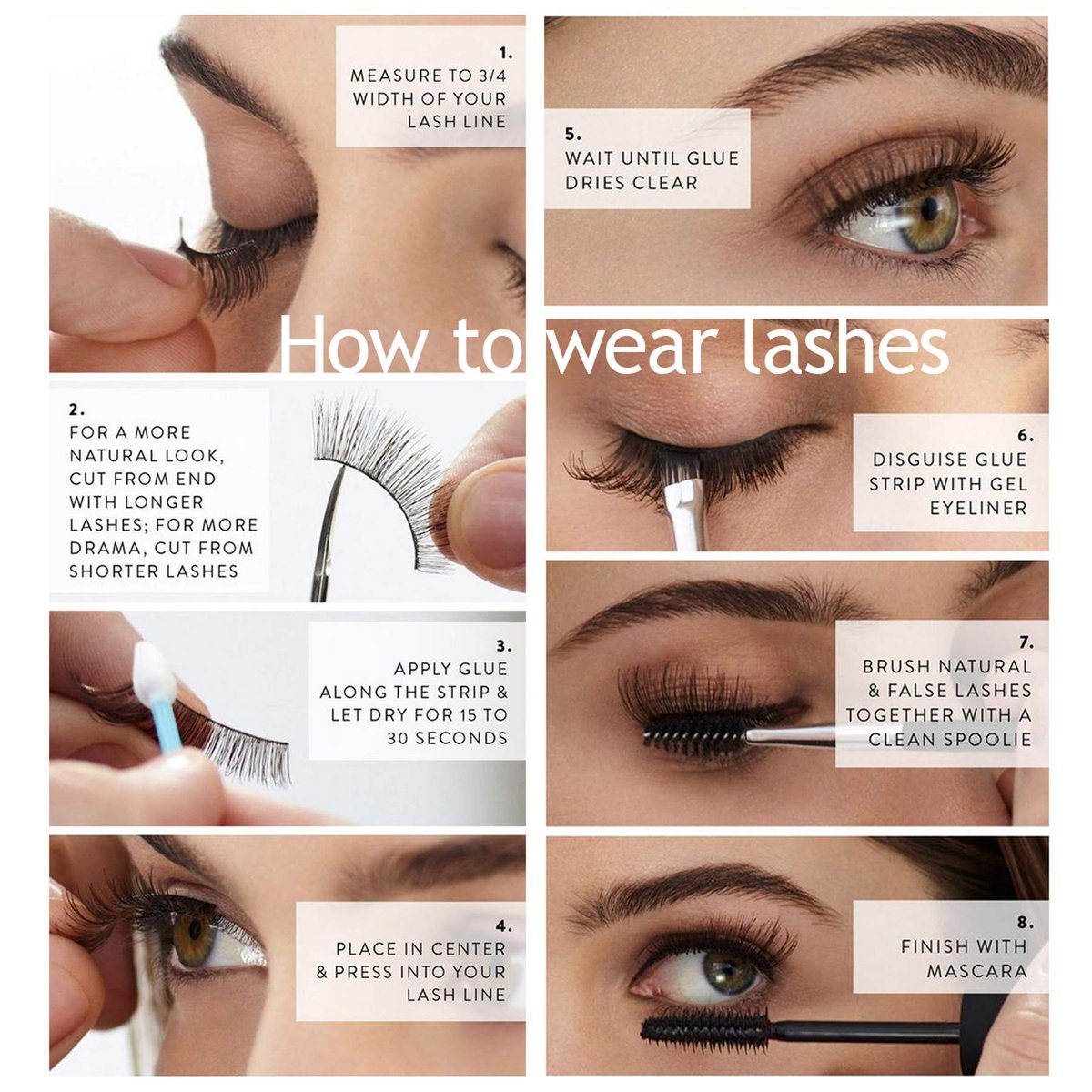 Eliace False Eyelashes 15 Paare Wimpern Natürlicher Look Cat Eye Wimpern Wispy, 3D Nerz Wimpern Flauschig Lang Dick, Fake Wimpern Cross Wispy Volume Lash Weich Wiederverwendbar Dramatisch, Sierra Style