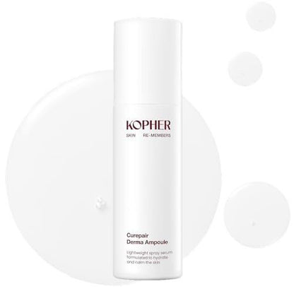 Kopher Curepair Derma Facial Serum Spray Mist 4ever – 10GF Hauterneuerung & aufhellende Ampulle für empfindliche Haut, reduziert Falten, verbessert den Hautton (100 ml)