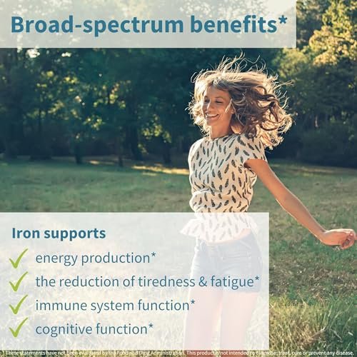 Igennus Clean Iron Bisglycinat 20mg mit Vitamin C – 6-Monats-Vorrat, sanfte hochabsorbierbare Formel mit gezielter Freisetzung, für Frauen und Männer, 1 Tablette täglich, vegan, 180 Tabletten
