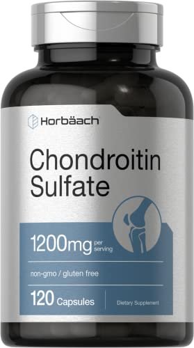 Horbäach Chondroitin Sulfat 1200mg | 120 Kapseln | Non-GMO & Glutenfrei