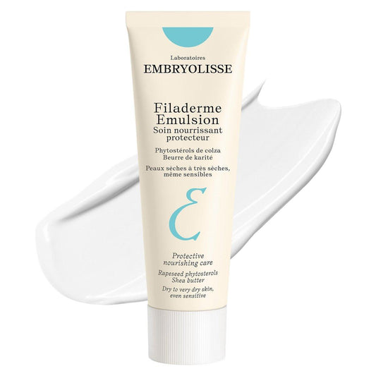 Embryolisse Filaderme Emulsion Gesichtsfeuchtigkeitscreme, Intensive Pflege für trockene Haut mit Aloe Vera & Sheabutter, 75 ml