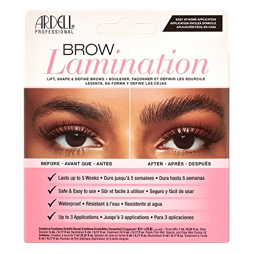 Ardell Brow Lamination Kit – Brauen formen, definieren und fixieren, wasserfest, 1er-Pack