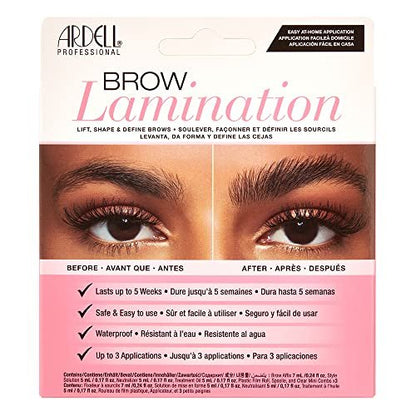 Ardell Brow Lamination Kit – Brauen formen, definieren und fixieren, wasserfest, 1er-Pack