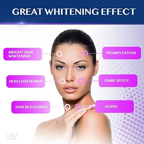 Glutathione Whitening Pills - 180 Kapseln 2000mg Glutathion - Wirksame Hautaufhellung - Dunkle Flecken, Melasma & Aknenarben Entferner, Hyperpigmentierung Behandlung - Anti-Aging Antioxidans