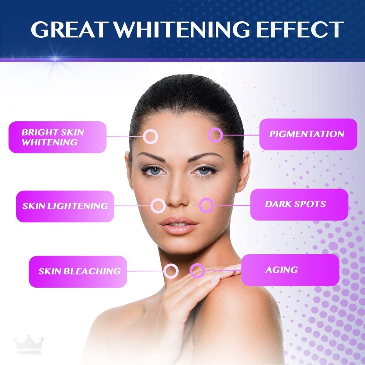 Glutathione Whitening Pills - 180 Kapseln 2000mg Glutathion - Wirksame Hautaufhellung - Dunkle Flecken, Melasma & Aknenarben Entferner, Hyperpigmentierung Behandlung - Anti-Aging Antioxidans