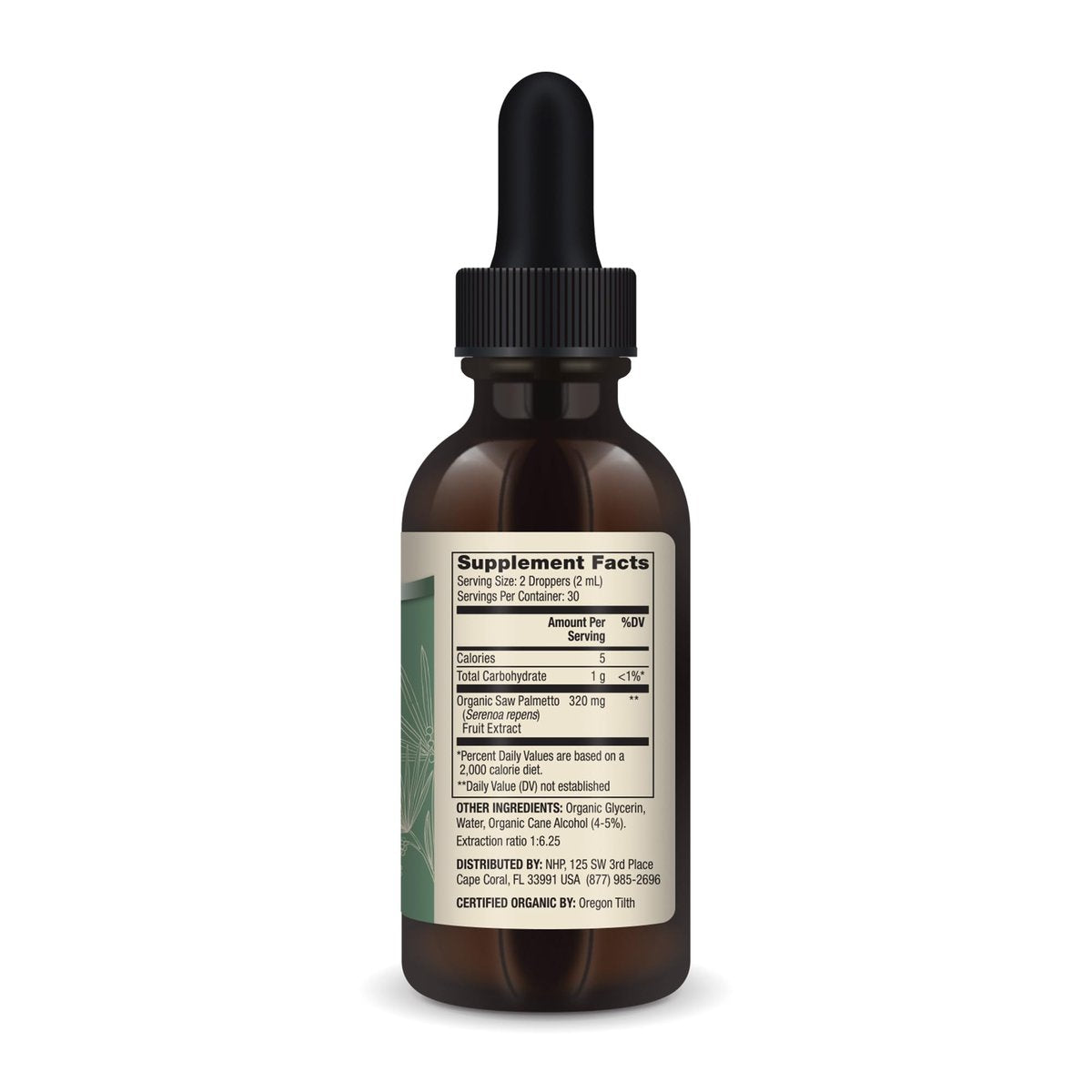 Dr. Mercola Sägepalmen-Tropfen, Bio, 60 ml – Unterstützt normale Entgiftungsprozesse, USDA Organic, Nicht-GMO