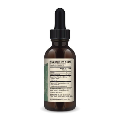 Dr. Mercola Sägepalmen-Tropfen, Bio, 60 ml – Unterstützt normale Entgiftungsprozesse, USDA Organic, Nicht-GMO