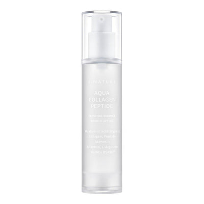 S.NATURE Aqua Collagen Peptide Triple Gel Essence – Straffende & feuchtigkeitsspendende Gesichtsessenz mit 8 Hyaluronsäuren, Adenosin, ölfreie koreanische Hautpflege (50 ml)
