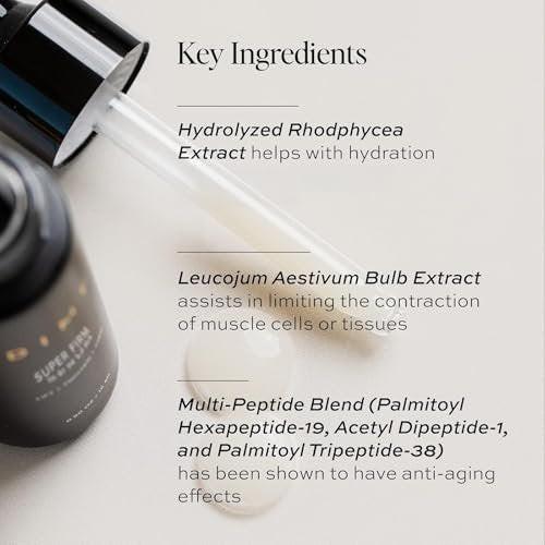 DIME Beauty Super Firm Serum – Anti-Aging Peptid-Festigungsserum für feine Linien & Falten, Niacinamid, vegan, tierversuchsfrei, 0,5 oz/15 ml