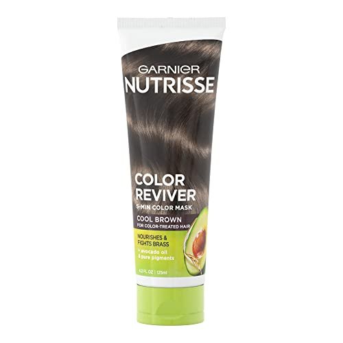 Garnier Nutrisse Cream Reviver Farbbelebung für coloriertes Haar, Cool Brown, 125 ml