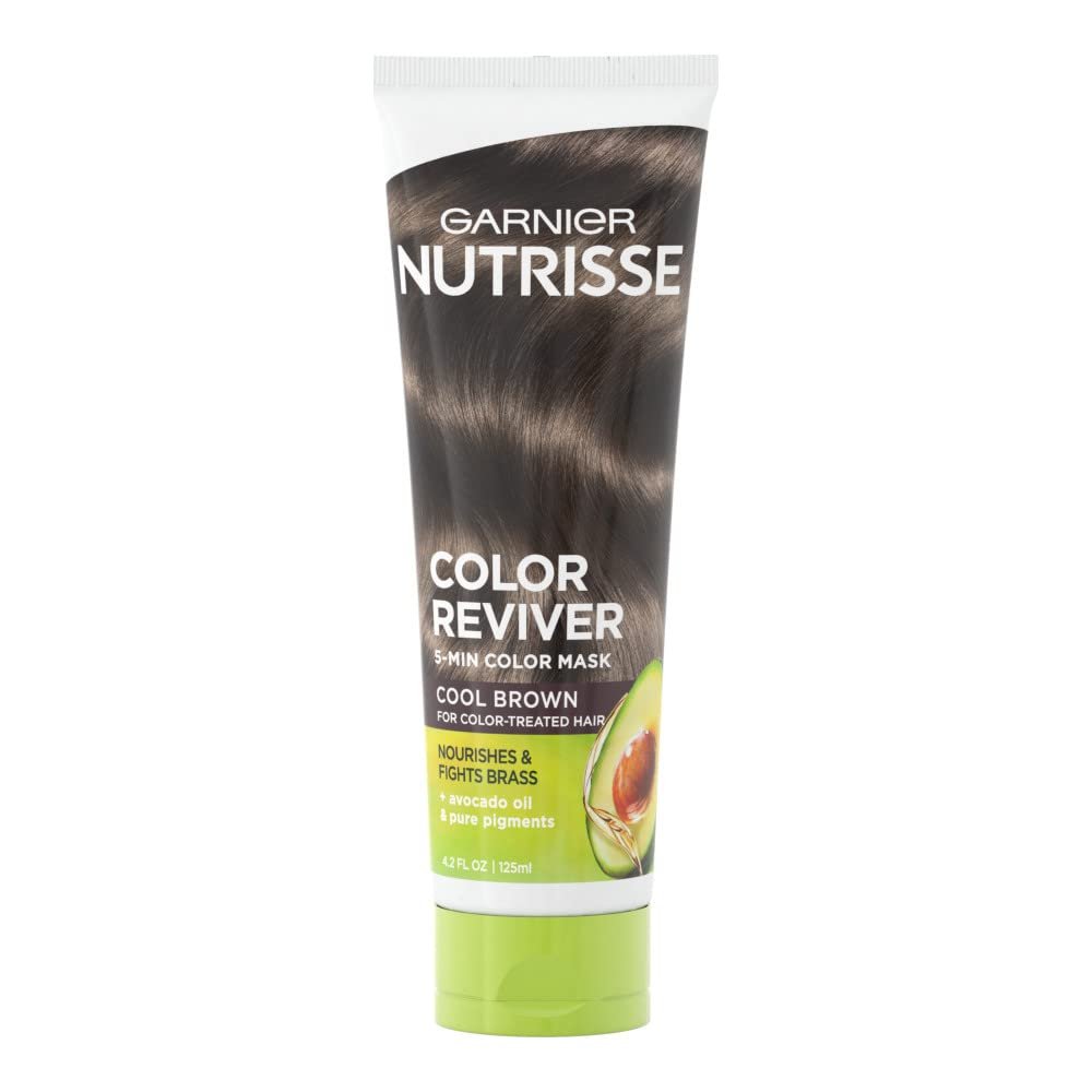 Garnier Nutrisse Cream Reviver Farbbelebung für coloriertes Haar, Cool Brown, 125 ml