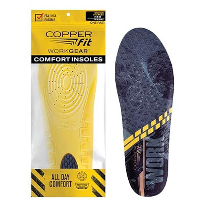 Copper Fit Work Gear Bequeme Einlegesohlen – Universelle Schuhpolster für den Arbeitsalltag