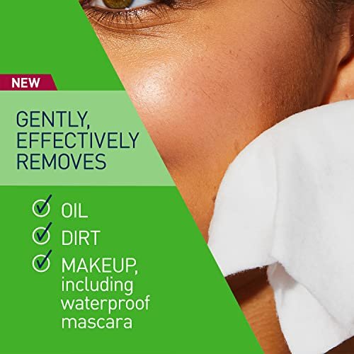 CeraVe Makeup Remover Wipes – Pflanzliche Abschminktücher, biologisch abbaubar, wasserfreie Reinigung, für empfindliche Haut, parfümfrei + nicht komedogen, 25 Stück
