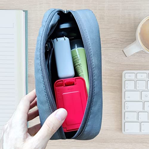 FINEPRO 0,2L Portable Nadelentsorgungsbehälter für Diabetiker – Set mit 3 Stück (Rot/Durchsichtig)