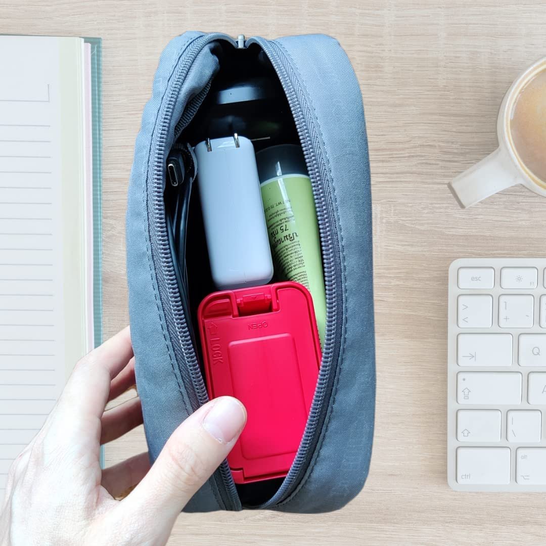 FINEPRO 0,2L Portable Nadelentsorgungsbehälter für Diabetiker – Set mit 3 Stück (Rot/Durchsichtig)