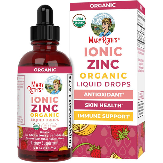 MaryRuth's Bioaktives flüssiges Zink für Kinder und Erwachsene – Immunsystem-Unterstützung, Hautgesundheit, Antioxidans, Vegan, Ohne Zucker, Glutenfrei, 118 ml