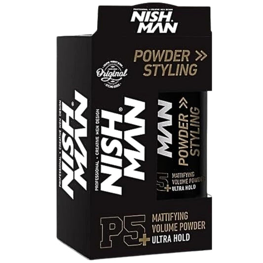 Nishman Haarstyling-Puder 20g Ultra-Halt – Volumenpuder für feines Haar