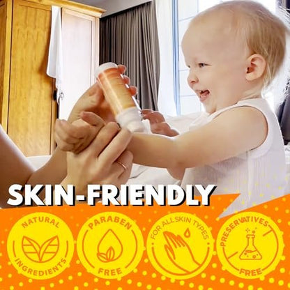 VAL Magnesium Roll-On für Kinder | Sanftes Zechstein Magnesiumchlorid | Entspannung für Tag und Nacht | Beruhigung & Stimmungsunterstützung | mit Kamille, Sheabutter & ätherischen Ölen | Hergestellt in den USA | 89 ml