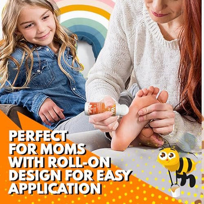 VAL Magnesium Roll-On für Kinder | Sanftes Zechstein Magnesiumchlorid | Entspannung für Tag und Nacht | Beruhigung & Stimmungsunterstützung | mit Kamille, Sheabutter & ätherischen Ölen | Hergestellt in den USA | 89 ml